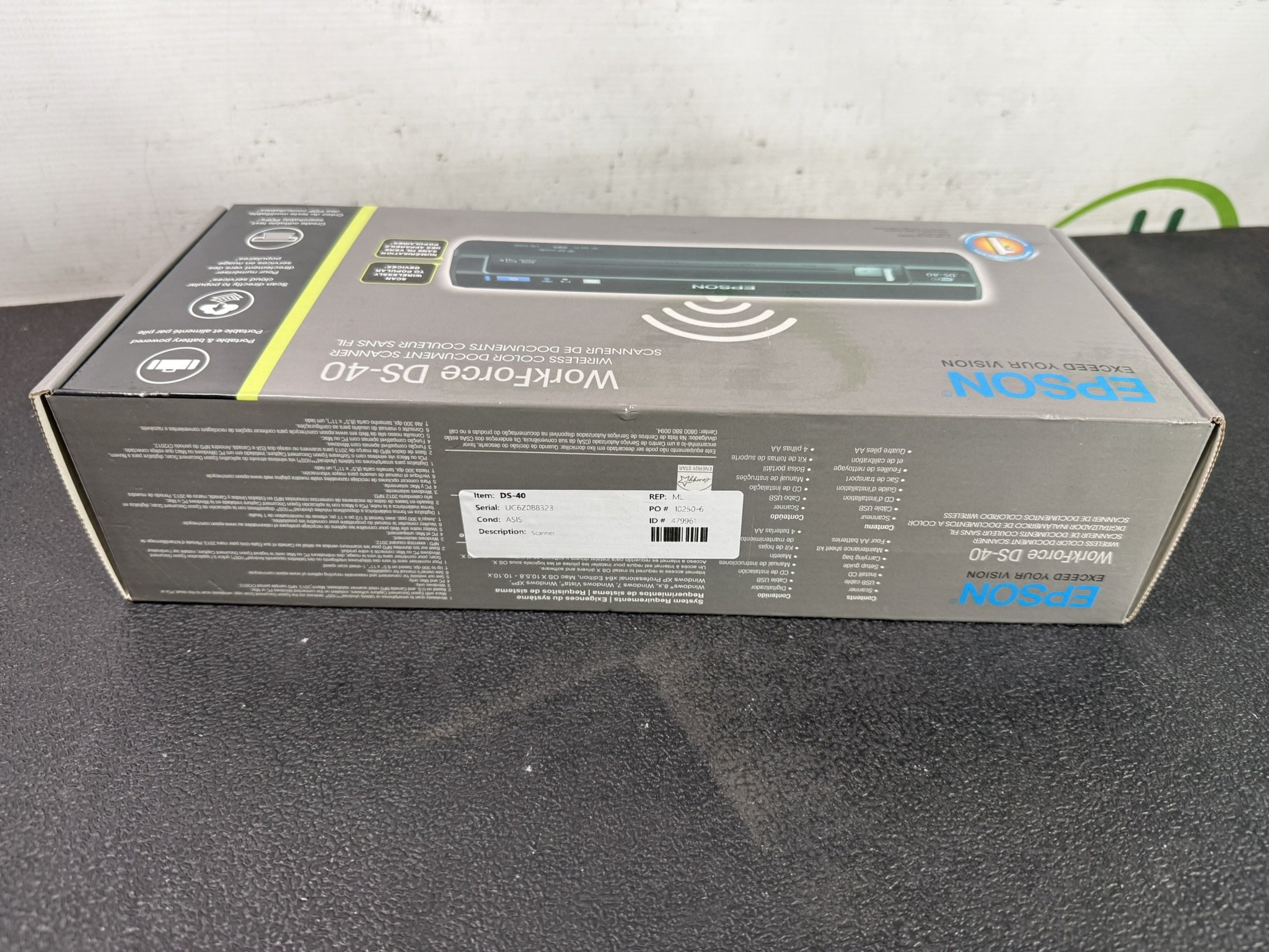 Buy NEW Epson WorkForce DS-40 Portable Wireless Color Document