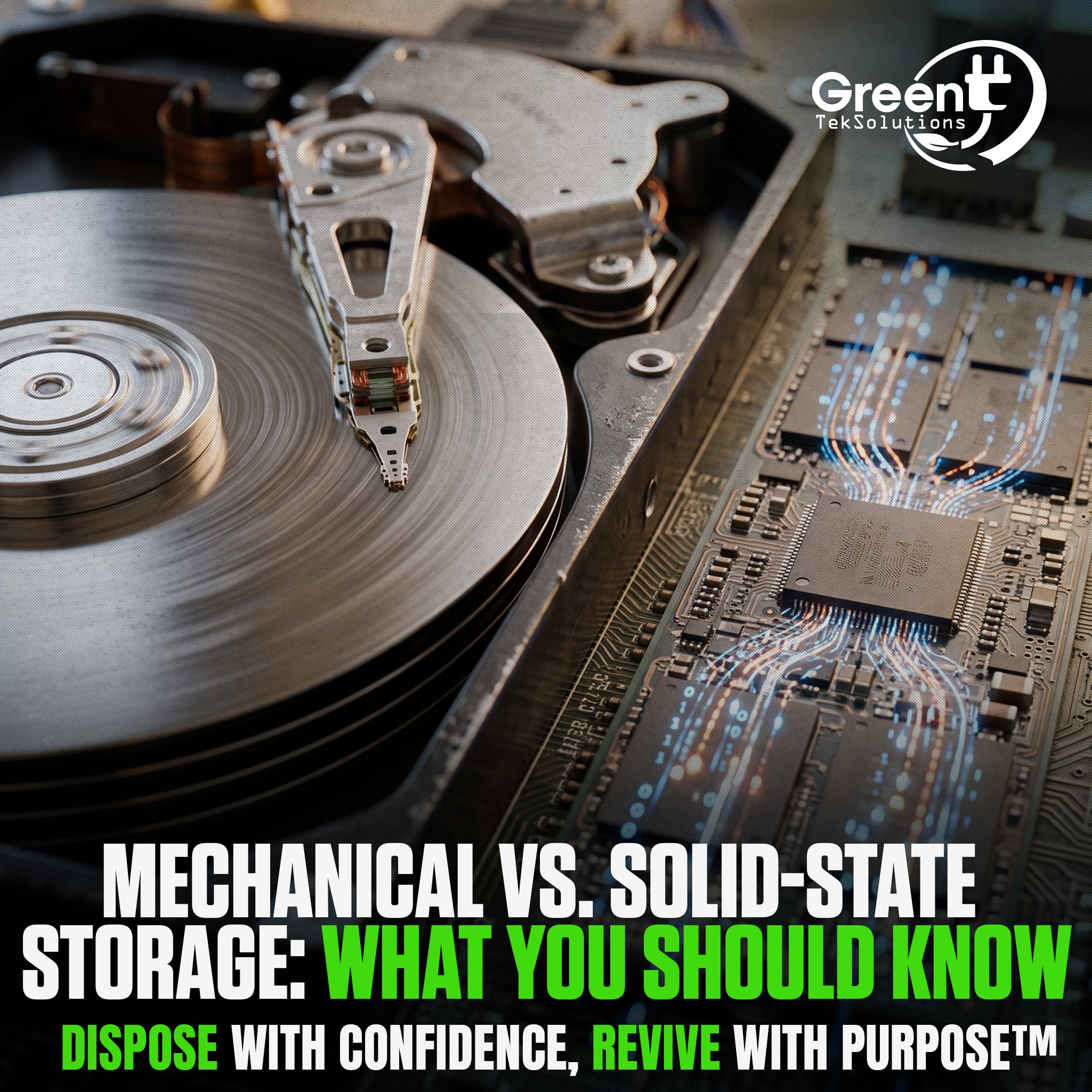 HDD vs. SSD: Mechanical vs. Solid-State Storage | GreenTek