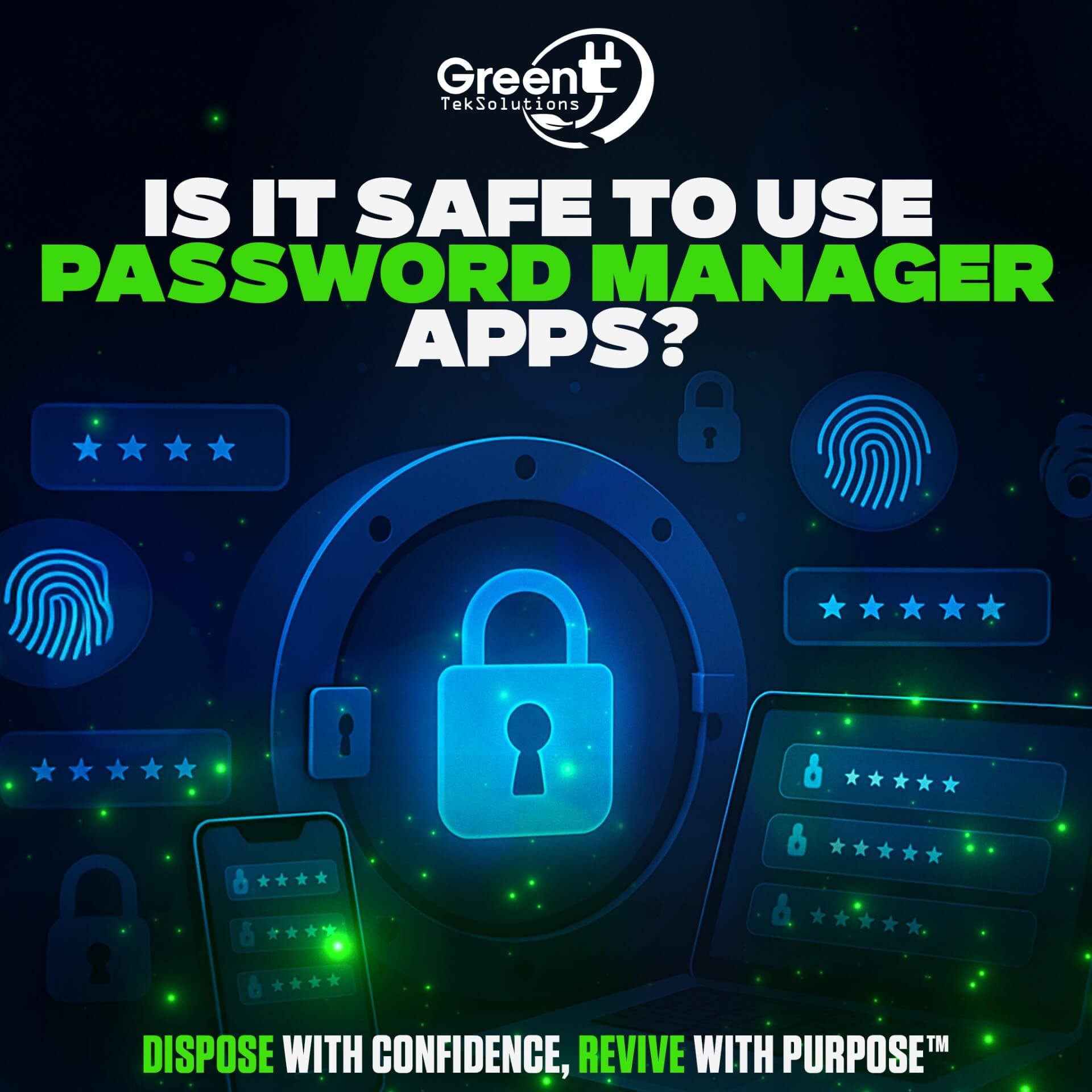 Are Password Manager Apps Safe to Use? | GreenTek Solutions