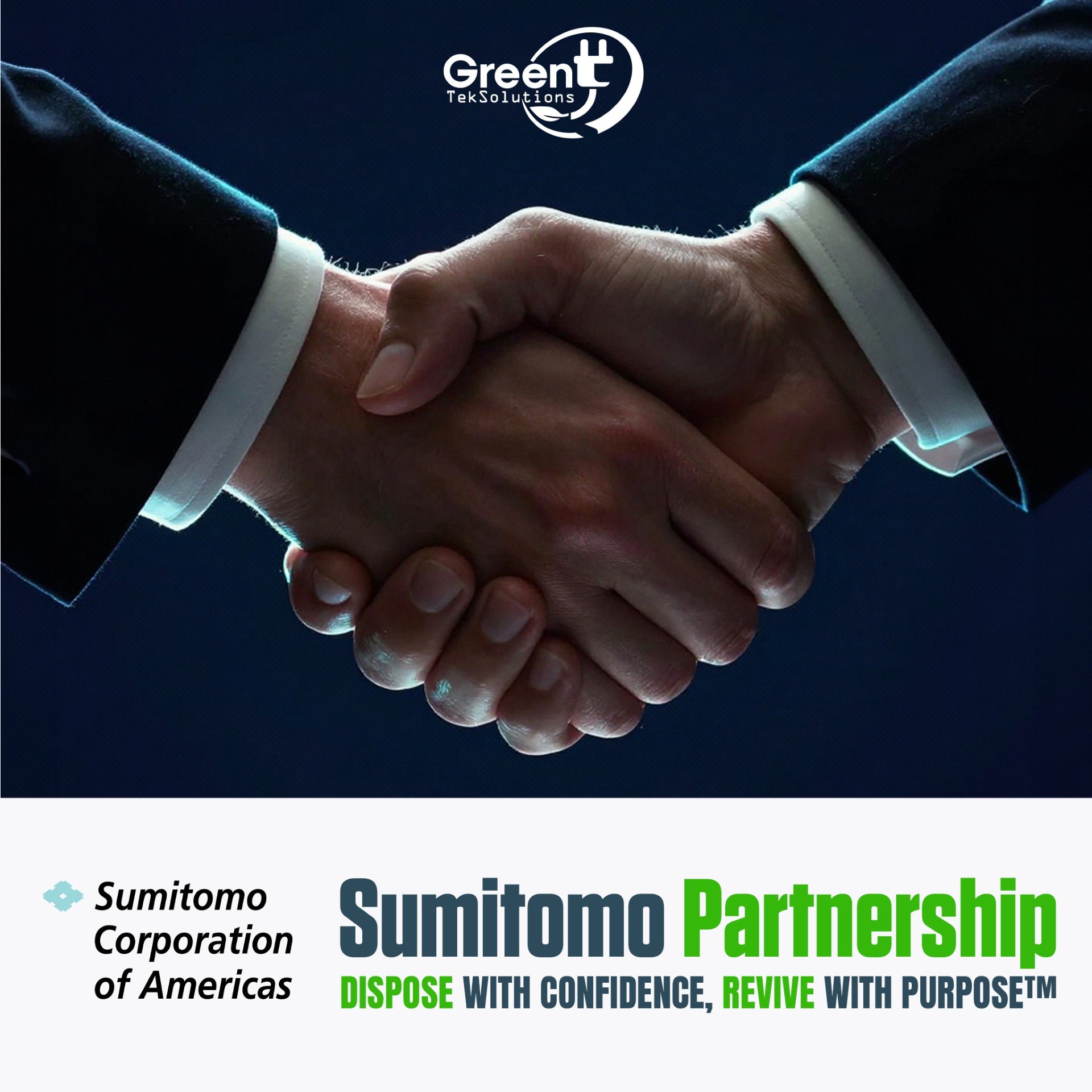 GreenTek Solutions Partners with Sumitomo | ITAD Growth