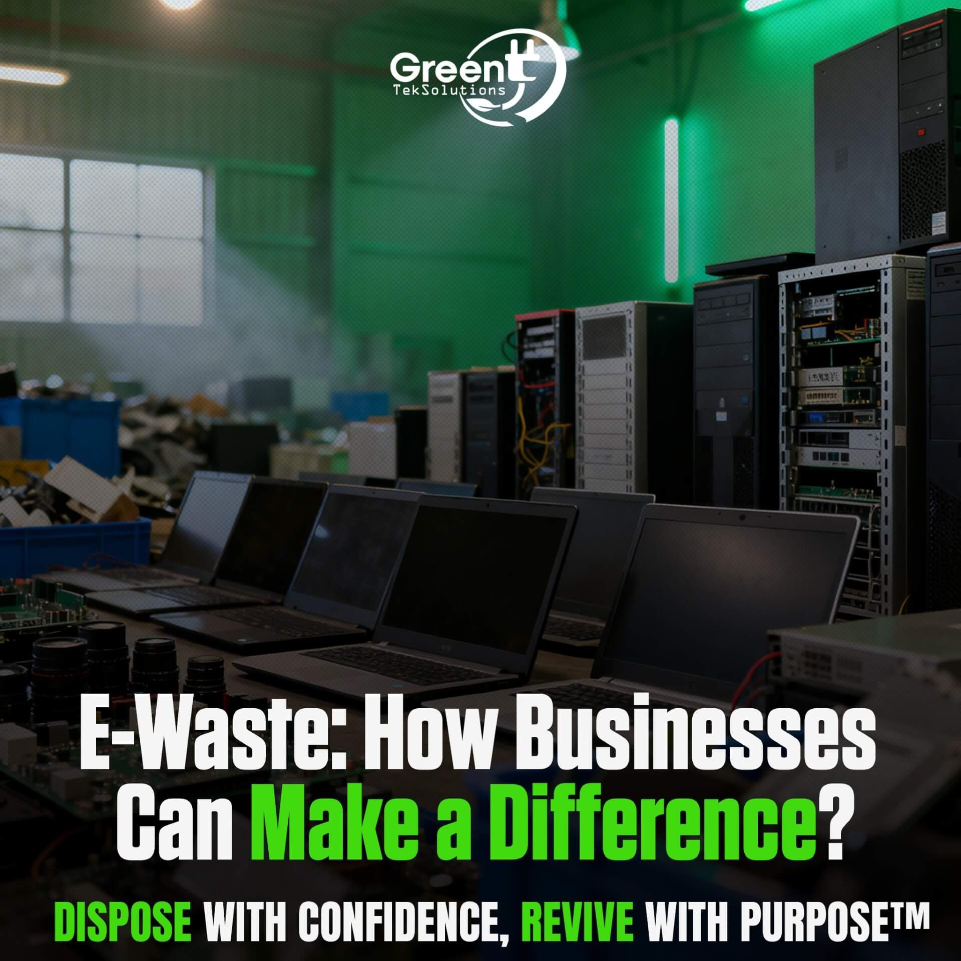 How Businesses Can Fight the Growing E-Waste Problem | GreenTek Solutions