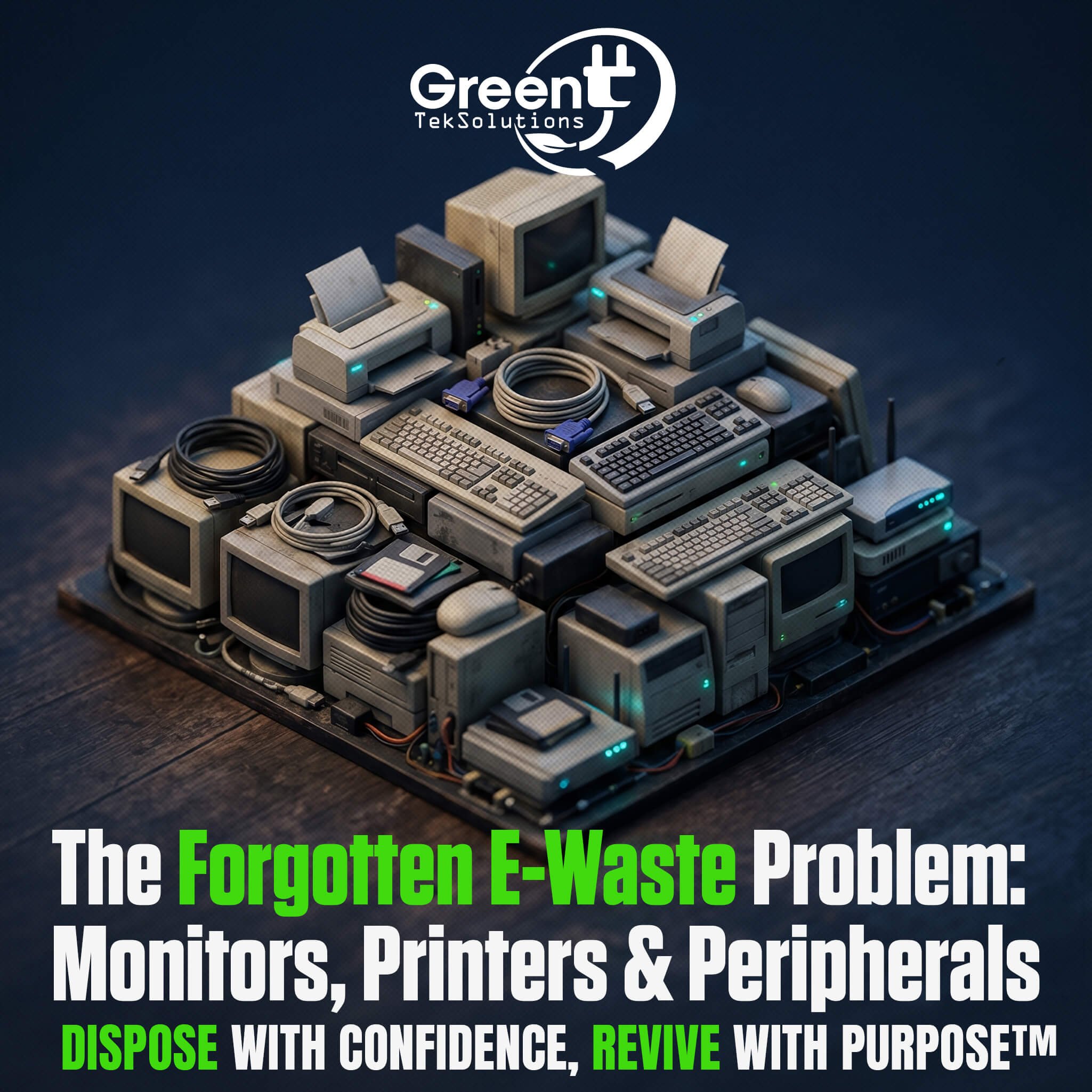 Forgotten E-Waste: Why Monitors, Printers & Peripherals Matter
