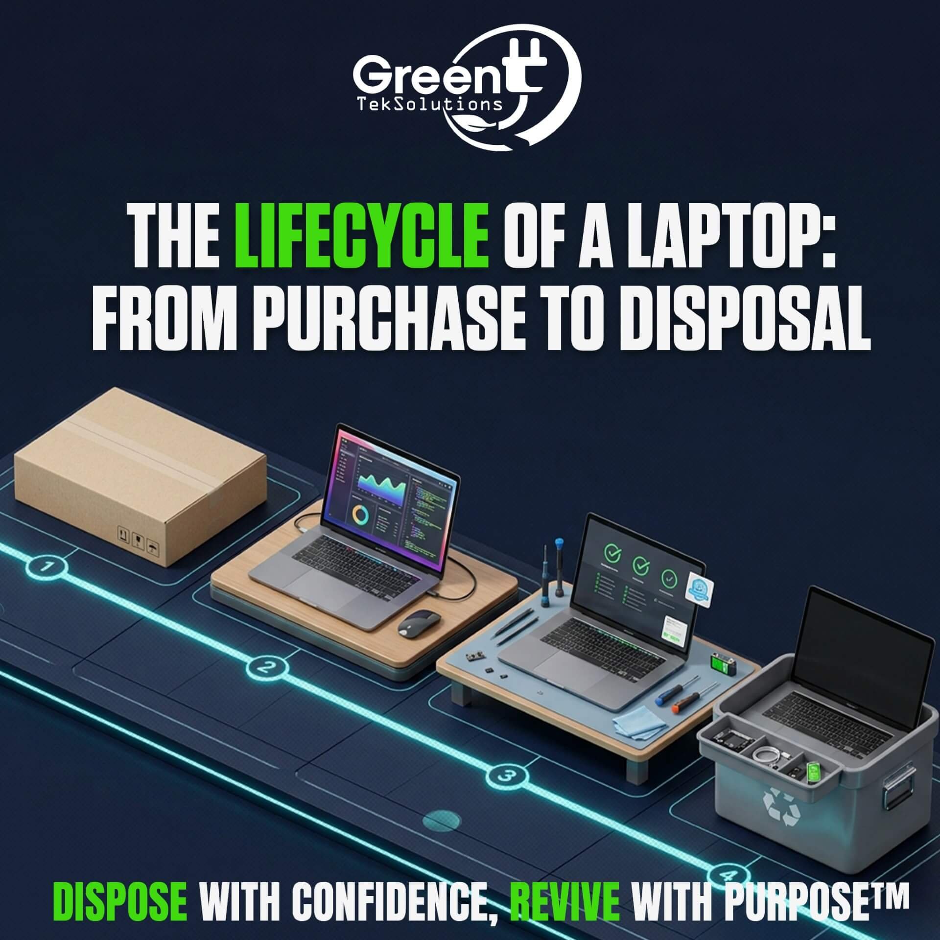 The Lifecycle of a Laptop: From Purchase to Secure Disposal