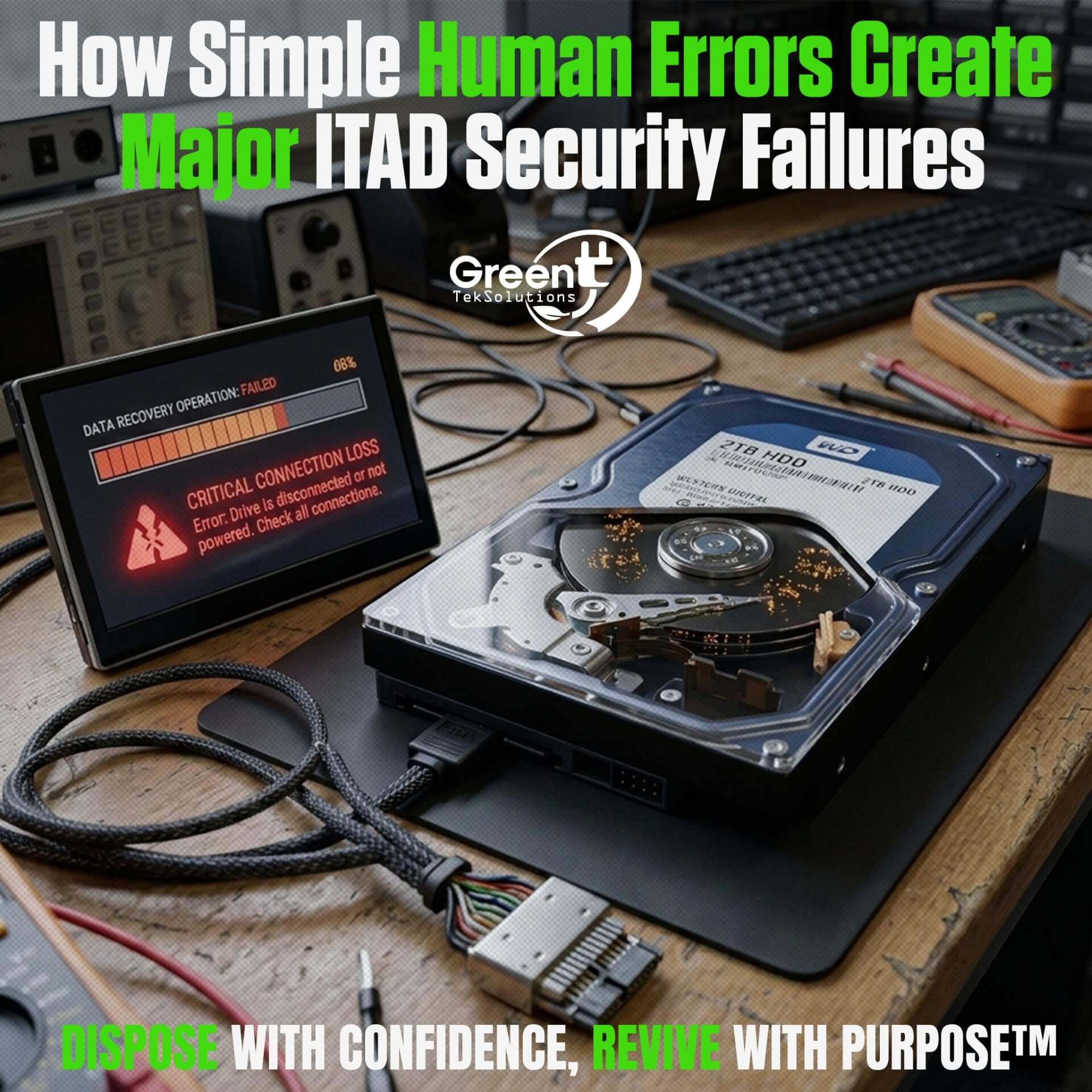 ITAD Security: How Human Error Can Cause Major Failures